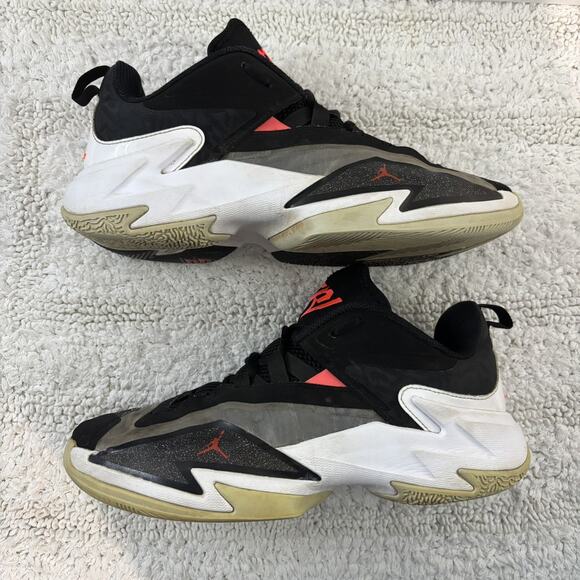 NIKE AIR JORDAN ONE TAKE 3 BLACK-BRIGHT CRIMSON-WHITE SZ 8 (DC7701-001) - Picture 4 of 14